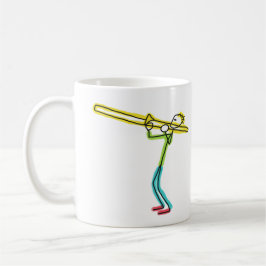 Posaunen-Strichmännchen Kaffeetasse
