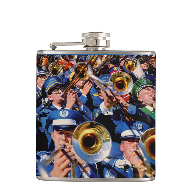 Posaunenmob AKA Bandgeeks verschwunden Flachmann (Vorderseite)