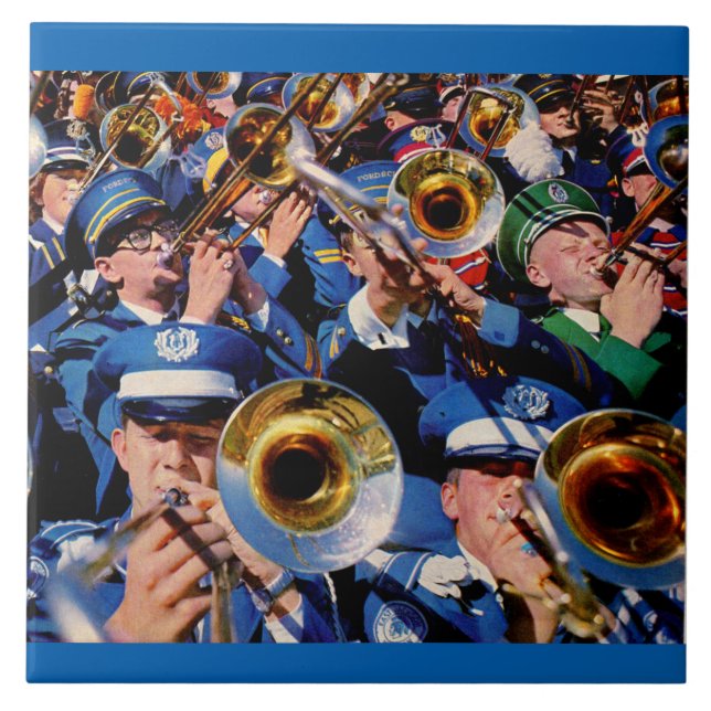Posaunenmob AKA Bandgeeks verschwunden Fliese (Vorderseite)