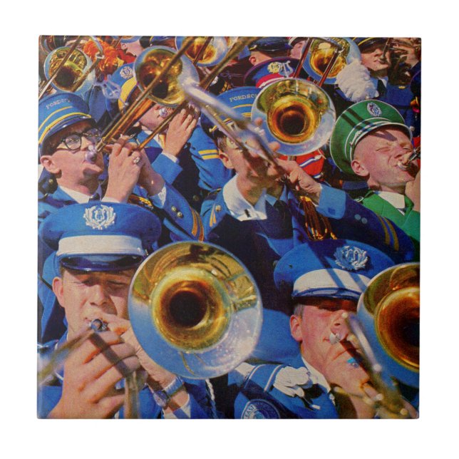 Posaunenmob AKA Bandgeeks verschwunden Fliese (Vorderseite)