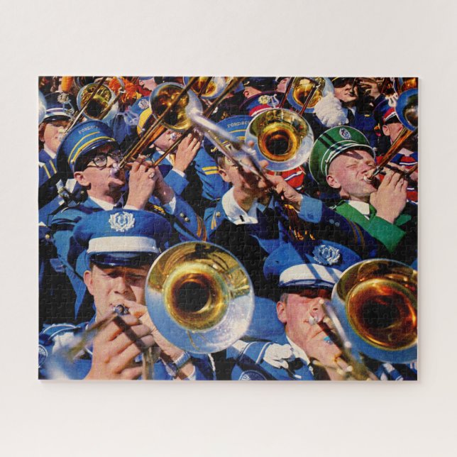 Posaunenmob AKA Bandgeeks verschwunden Puzzle (Horizontal)