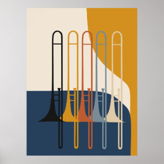 Posaunensammlung | Mid-Century Modern Poster