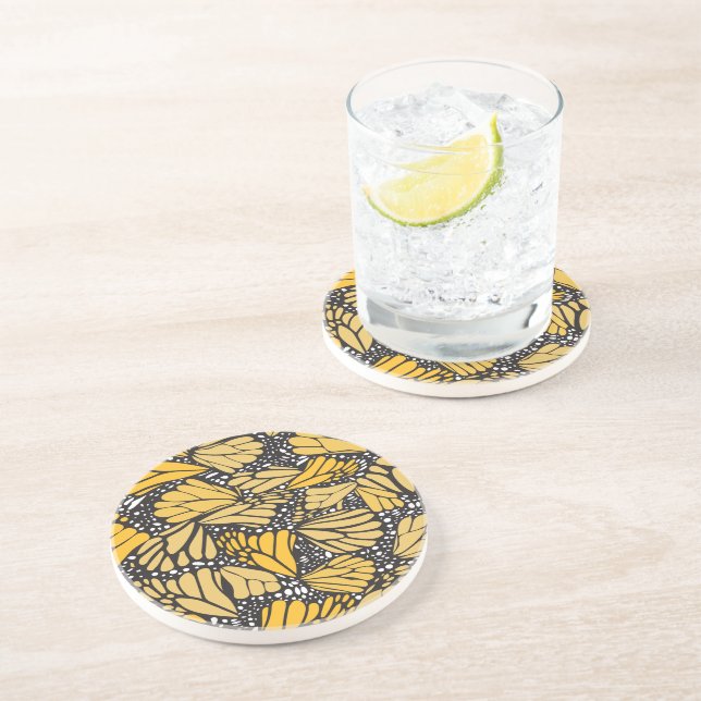 Posavaso estampado mariposa monarca getränkeuntersetzer (Seite)