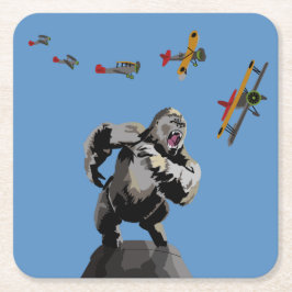 Posavasos Cuadrado De Papel King Rechteckiger Pappuntersetzer