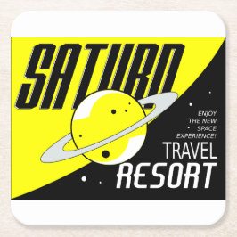 Posavasos de cartón con diseño espacial rechteckiger pappuntersetzer