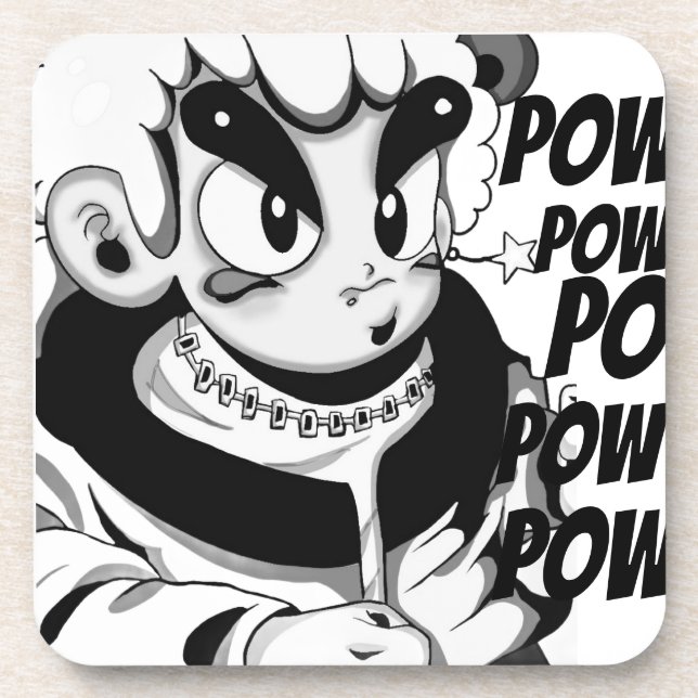 Posavasos de plástico duro getränkeuntersetzer (Vorderseite)