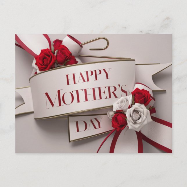 Poscards Mother's Day Fleur 02 Postkarte (Vorderseite)