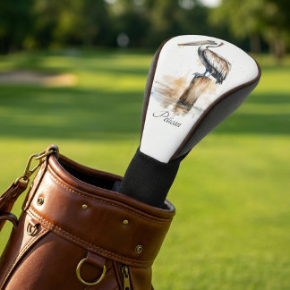Pose des Pelikans Golf Headcover