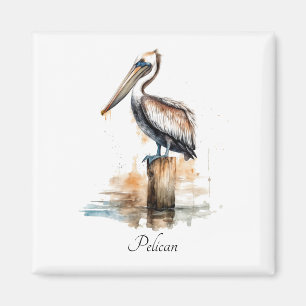 Pose des Pelikans Magnet