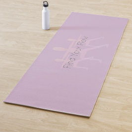 Pose für den Flow-Warrior Yogamatte