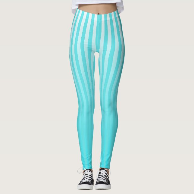 Pose in Streifen markieren Leggings (Vorderseite)