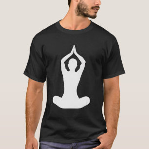 Pose Yoga Lotus Namaste Padmasana Pose Entspannung T-Shirt