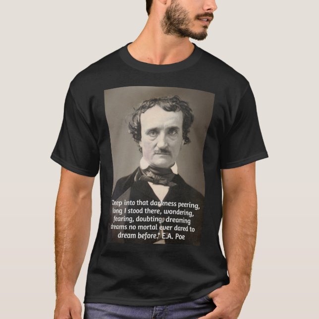 Pose Zitat über Dunkelheit und Träume T-Shirt (Vorderseite)