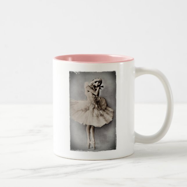 Posed en Pointe Zweifarbige Tasse (Rechts)