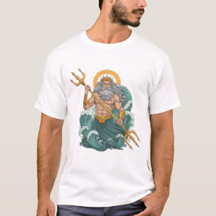Poseidon, der Meeresgott, Zorn T-Shirt