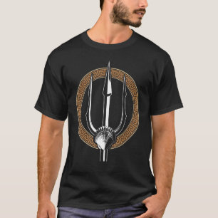 Poseidon Dreizackstab Antike Griechische Mythologi T-Shirt