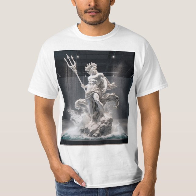 Poseidón, el dios del océano T-Shirt (Vorderseite)