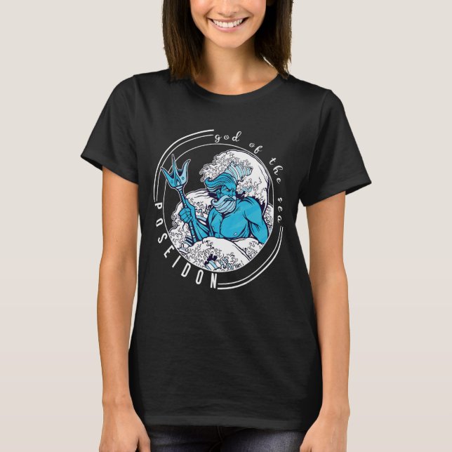 Poseidon Griechischer GottHero Ausbildung Gott des T-Shirt (Vorderseite)