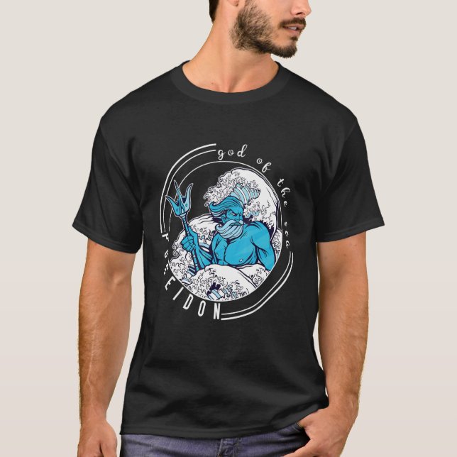 Poseidon Griechischer GottHero Ausbildung Gott des T-Shirt (Vorderseite)