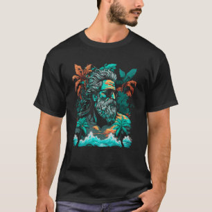Poseidon Sonnenbrille Griechische Mythologie Neptu T-Shirt
