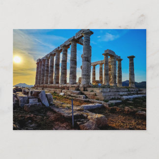 Poseidon-Tempel, Kap Sounion, Griechenland Postkarte