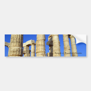 Poseidon-Tempel - Sounio Autoaufkleber