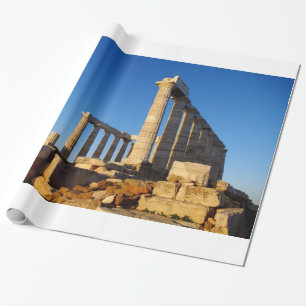 Poseidon-Tempel - Sounio Geschenkpapier