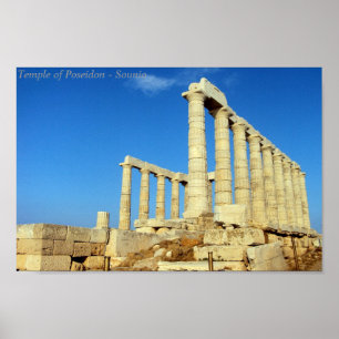 Poseidon-Tempel - Sounio Poster
