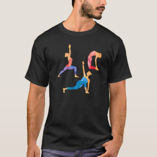 Posen Bester Yoga-Backprint T-Shirt