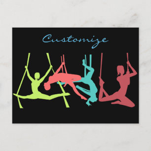 Posen für die Fitness Postkarte