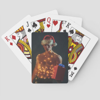 Posen Typ Sexuelle Shirless Muskuläre Weihnachtsma Spielkarten