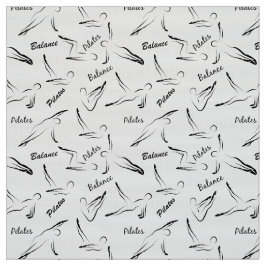 Posen Unsichtbares Muster in schwarzer Farbe Stoff