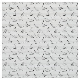 Posen Unsichtbares Muster in schwarzer Farbe Stoff