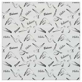 Posen Unsichtbares Muster in schwarzer Farbe Stoff