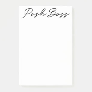 Posh Boss 4x6 Minimalistische Sticknotizen Post-it Klebezettel