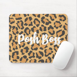 Posh Boss Leopard Mouse Pad Mousepad