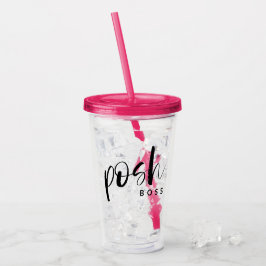 Posh Boss Personalisiert Acryltrinkbecher