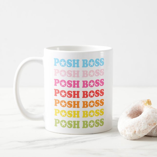 Posh Boss Star Trek Regenbogen Tasse (Mit Donut)