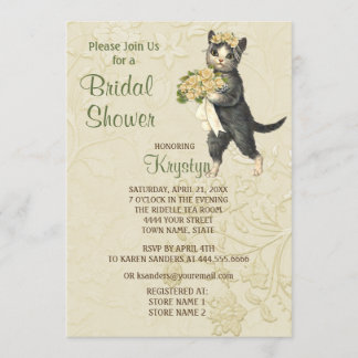 Posh Cats Bridal Dusche Einladung