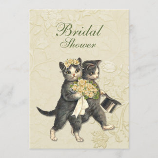 Posh Cats Bridal Dusche Einladung