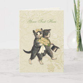 Posh Cats Wedding Ankündigung