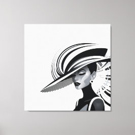 POSH CHIC COLLECTION #1 (WEISS) POSTER LEINWANDDRUCK