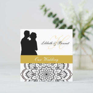 Posh Couple Wedding Einladung