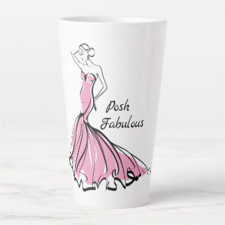 Posh Fabulous Latte Tasse, Poshmark Milchtasse