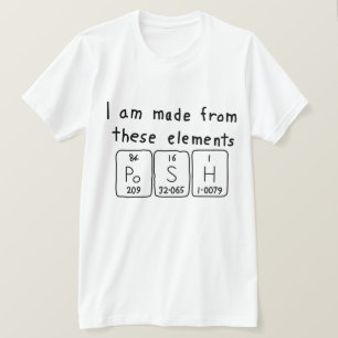 Posh Periodenname Shirt