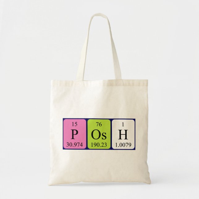 Posh Periodenname Tasche (Vorne)