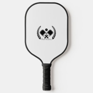 Posh Pickle Classic Black + White Minimalistisch Pickleball Schläger