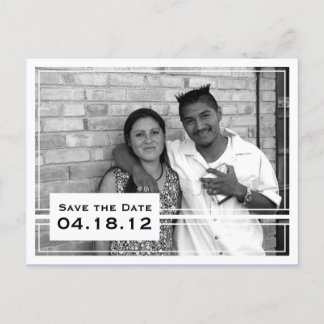 Posh Save the Date Fotokarte Ankündigungspostkarte