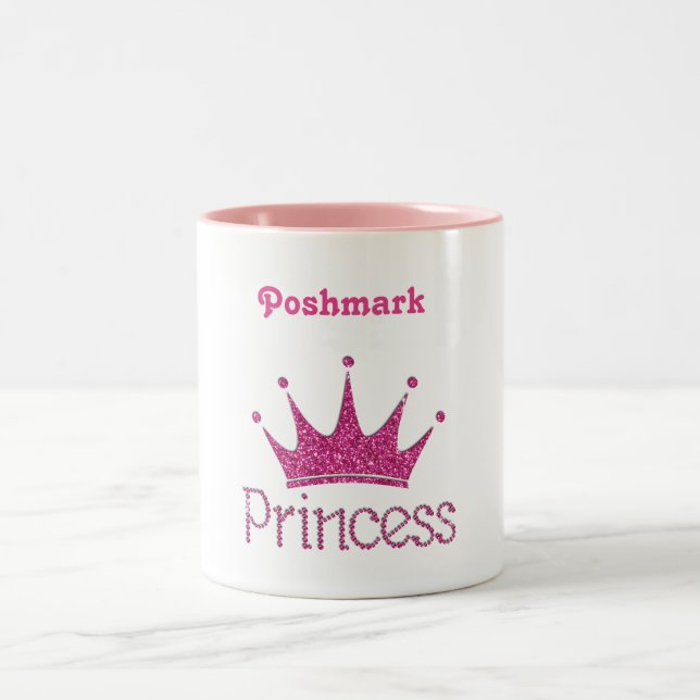 Poshmark Prinzessin Coffee Mug Zweifarbige Tasse (Mittel)