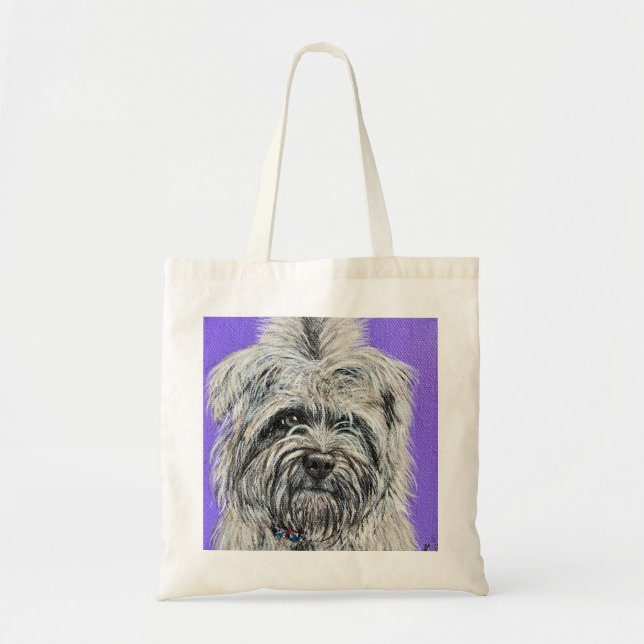 Posie the Cairn Terrier Painting Tragetasche (Vorne)